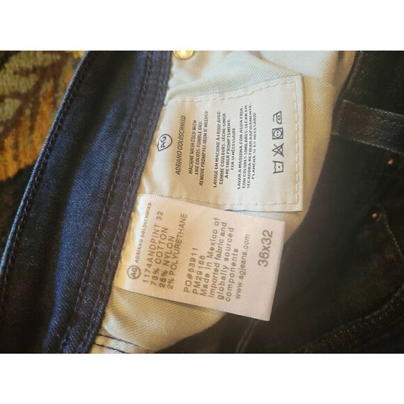Adriano Goldschmied Jeans Men's 36 Blue Princeton The Graduate Slim Straight - Picture 4 of 4